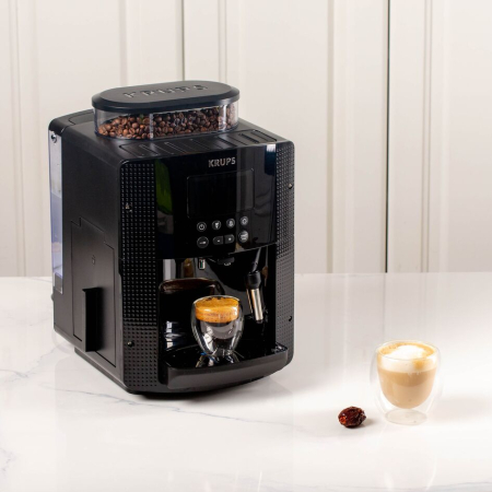 Espressor automat Krups Espresseria Automatic EA810870, 1450W, 15 bar, rezervor apa 1.6 l, rasnita 3 nivele, negru [9]