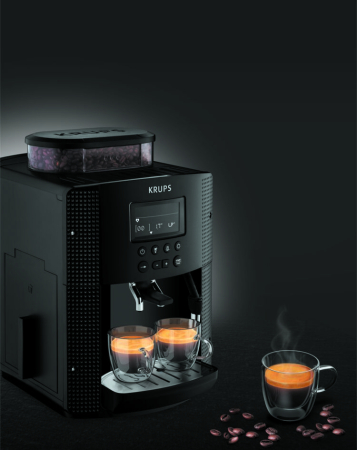 Espressor automat Krups Espresseria Automatic EA810870, 1450W, 15 bar, rezervor apa 1.6 l, rasnita 3 nivele, negru [11]