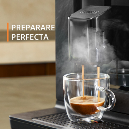 Espressor automat Krups Evidence Eco Design EA8968E0, 1450W, 15 bari, 5 retete, 5 trepte rasnita, rezervor cafea 260g, rezervor apa detasabil 2.3L, 3  [3]