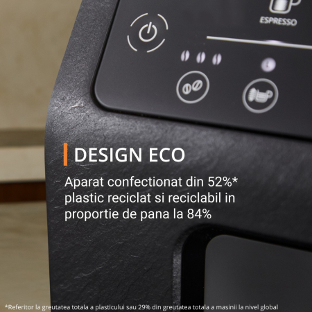 Espressor automat Krups Evidence Eco Design EA8968E0, 1450W, 15 bari, 5 retete, 5 trepte rasnita, rezervor cafea 260g, rezervor apa detasabil 2.3L, 3  [5]