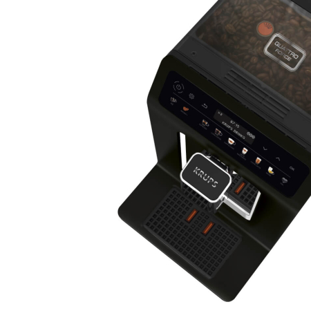 Espressor automat Krups Evidence One EA895831, 1450 W, tehnologia Quattro Force, 12 retete, rasnita metalica, negru [3]