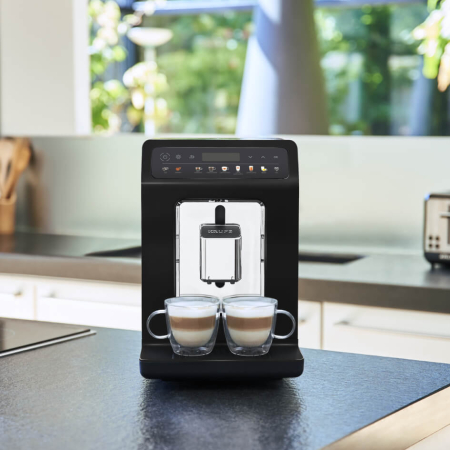 Espressor automat Krups Evidence One EA895831, 1450 W, tehnologia Quattro Force, 12 retete, rasnita metalica, negru [4]