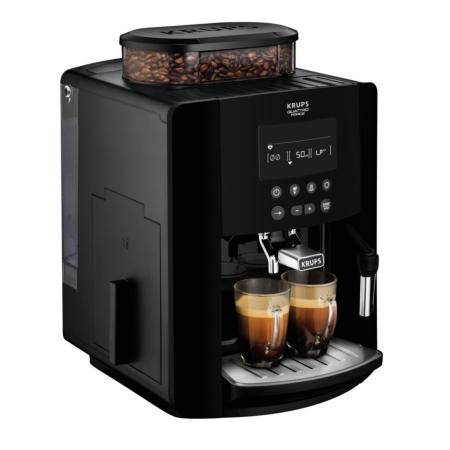 Espressor automat Krups Happy  Arabica EA817010, ecran LCD, 15 bari, rezervor boabe 260g, rezervor apa 1.7L, rasnita 3 nivele, duza abur, funct [4]