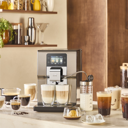 Espressor automat Krups Intuition Experience Hot&Cold EA879EE0, 1550 W, presiune 15 bari, capacitate rezervor apa 3 L, 13 trepte de macinare, tehnolog [2]