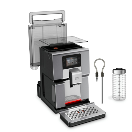 Espressor automat Krups Intuition Preference+ EA875E10, 1450W, accesoriu spumare lapte, 15 retete, argintiu [4]