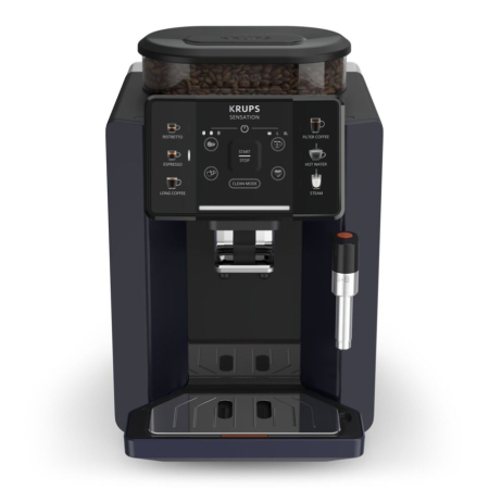 Espressor automat Krups Sensation EA910B10, 1450W, 15 bari, 5 retete, ecran tactil, rezervor cafea 260g, duza de abur, Sistem Thermoblock Compact, n [2]