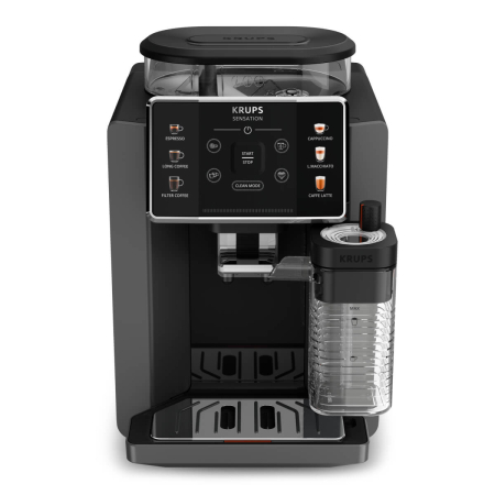 Espressor automat Krups Sensation Milk EA912HF0, 1450W, 15 bari, 6 retete, 5 trepte rasnita, rezervor cafea 260g, rezervor apa detasabil 1.7L, 3 trept [1]