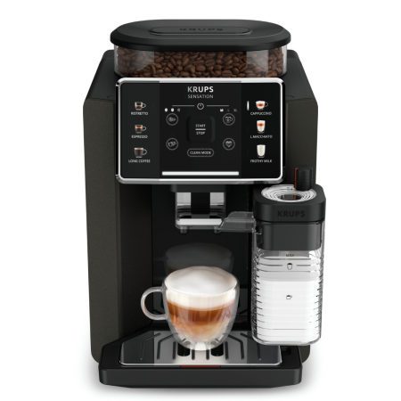 Espressor automat Krups Sensation Milk M50 EA912910, 1450W, 15 bari, 6 retete, ecran tactil, 260g, 1.7l, 3 trepte temperatura, rasnita 5 nivele, [1]