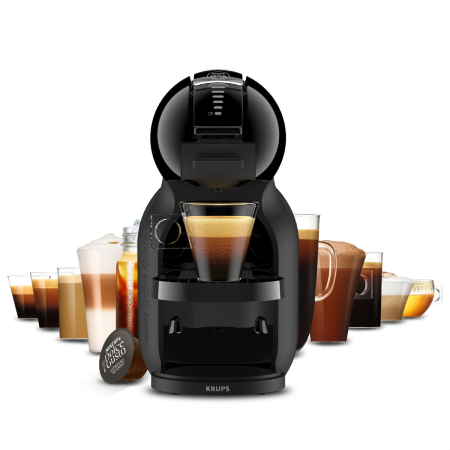 Bucatarie - Espressor cu capsule Krups NESCAFÉ® Dolce Gusto® Mini Me 2 KP1438F0, 1600 W, 15 bari presiune, rezervor apa 0.8 L, oprire automata, negru