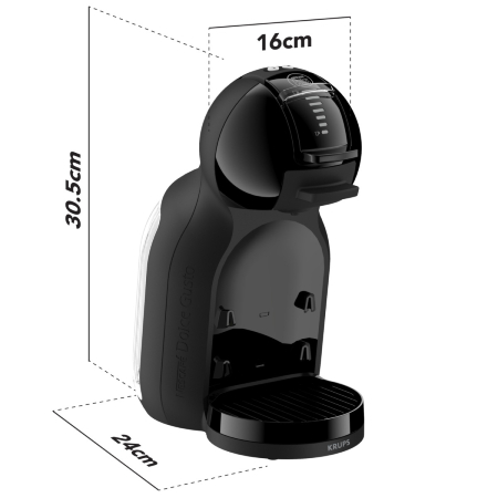 Espressor cu capsule Krups NESCAFÉ® Dolce Gusto® Mini Me 2 KP1438F0, 1600 W, 15 bari presiune, rezervor apa 0.8 L, oprire automata, negru [19]