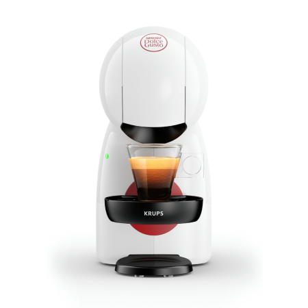 Espressor cu capsule Krups NESCAFÉ® Dolce Gusto® Piccolo XS KP1A0131, 1600W, 15 bari, rezervor apa 0.8L, bauturi reci & calde, alb & rosu [1]