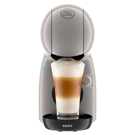 Bucatarie - Espressor cu capsule Krups NESCAFÉ® Dolce Gusto® Piccolo XS KP1A3AF0, 1600W, 15 bari, rezervor apa 0.8L, bauturi reci & calde, gri