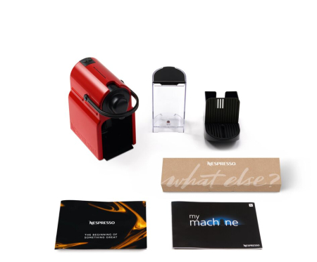 Espressor cu capsule Nespresso by Krups Inissia Red XN100510, 1260 W, 19 bari, 0.7 l, rosu  [3]