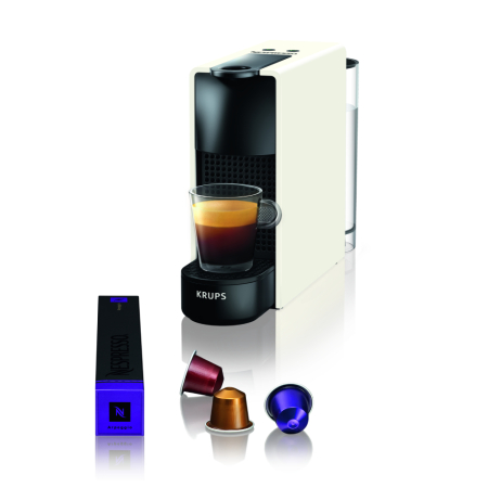 Espressor cu capsule Nespresso Essenza Mini by Krups XN110110, 1310W, presiune 19 bari, rezervor 0.6 L, oprire automata, alb [6]