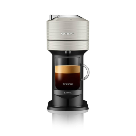 Espressor cu capsule Nespresso Vertuo Next by Krups XN911B10 + Aeroccino, 1500 W, 1.1 L, 12 capsule cadou, gri deschis & negru [7]