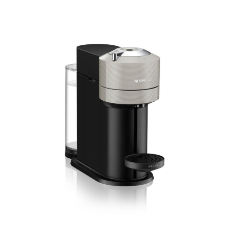 Espressor cu capsule Nespresso Vertuo Next by Krups XN911B10 + Aeroccino, 1500 W, 1.1 L, 12 capsule cadou, gri deschis & negru [10]