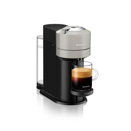 Espressor cu capsule Nespresso Vertuo Next by Krups XN911B10 + Aeroccino, 1500 W, 1.1 L, 12 capsule cadou, gri deschis & negru [6]