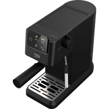 Espressor manual Beko CaffeExperto CEP5302B, 1628 W, Presiune 15 bar, Capacitate 1.1 l, Cafea macinata, Spumare lapte, Negru [3]