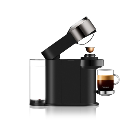 Espressor Nespresso by Krups Vertuo Next Deluxe XN910C10, 1500W, 19 Bar, rezervor apa 1.1 L, Centrifusion™, Conectare la telefon, dark chrome [5]