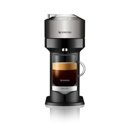 Espressor Nespresso by Krups Vertuo Next Deluxe XN910C10, 1500W, 19 Bar, rezervor apa 1.1 L, Centrifusion™, Conectare la telefon, dark chrome [4]