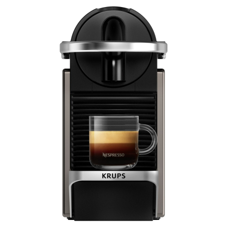 Espressor Nespresso Krups Pixie Titan XN306T10, 1260W, 19 bari, 0.7L, functie oprire automata, negru & gri [3]