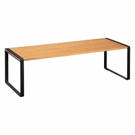 Suporturi si accesorii de bucatarie - Etajera 5Five Blackwood cu structura metalica, 50x18x15 cm, negru