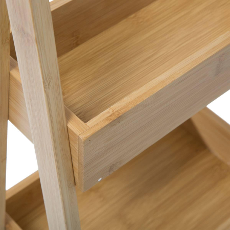 Etajera 5Five Green Harmony 3 niveluri, din bambus, 30x25x78 cm, maro natur [2]