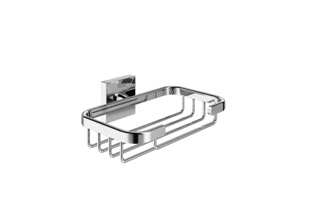 Rafturi si depozitare - Etajera baie Roca A816826001, 110 mm, 150 mm, 49 mm, 2 orificii instalare, pe perete, metal, elemente fixare, Crom