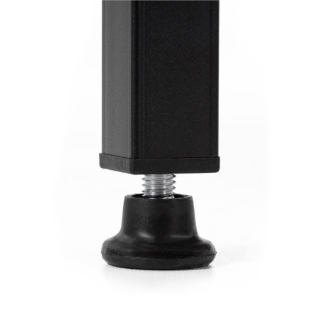 Etajera cu 4 polite din MDF si cadru metalic, stil industrial, 60x28x124.5 cm, maro inchis si negru [9]