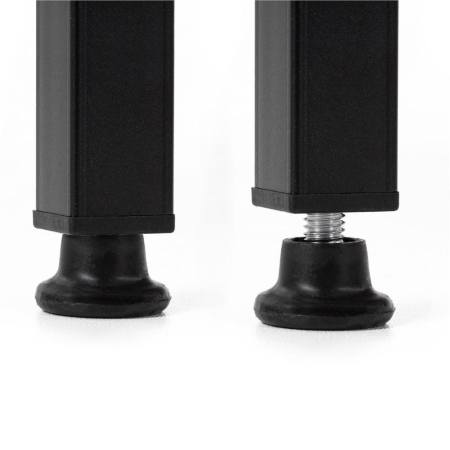 Etajera cu 4 polite din MDF si cadru metalic, stil industrial, 60x28x124.5 cm, maro inchis si negru [14]