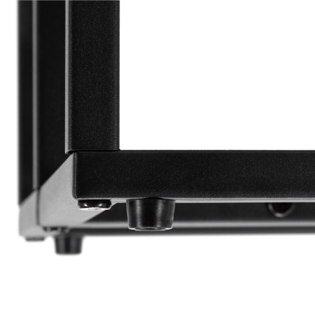 Etajera cu 4 rafturi din metal si MDF, 51x34x67 cm, negru si maro [13]