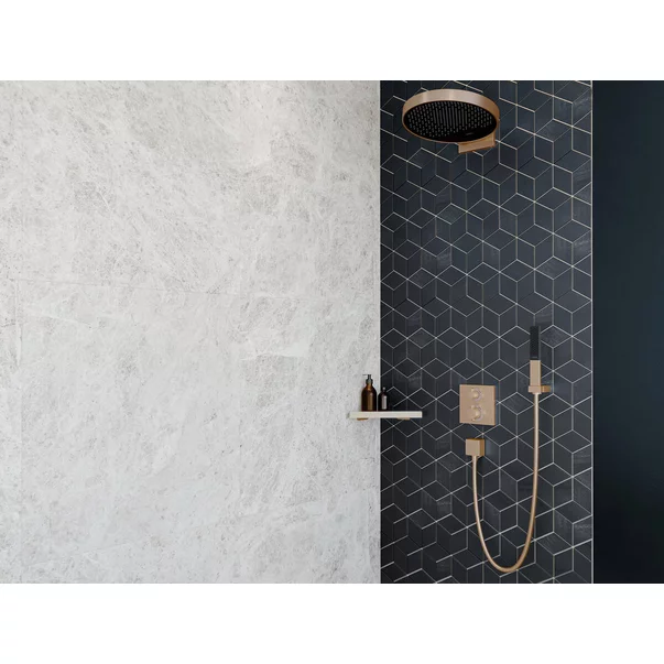 Etajera dus de colt Hansgrohe AddStoris bronz periat [1]