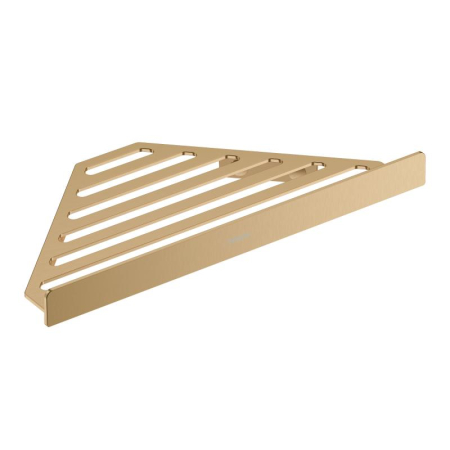 Baie - Etajera dus de colt Hansgrohe AddStoris bronz periat