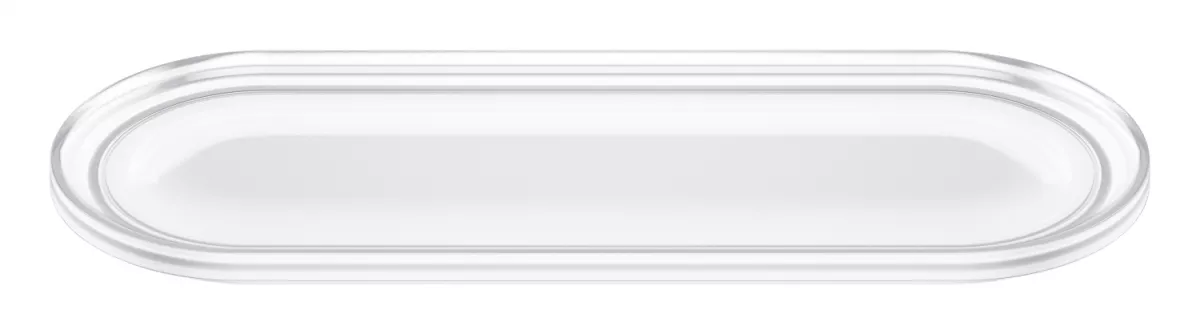 Rafturi si depozitare - Etajera Grohe Selection 41036000, compatibil inel prosop 41045000 , sticla