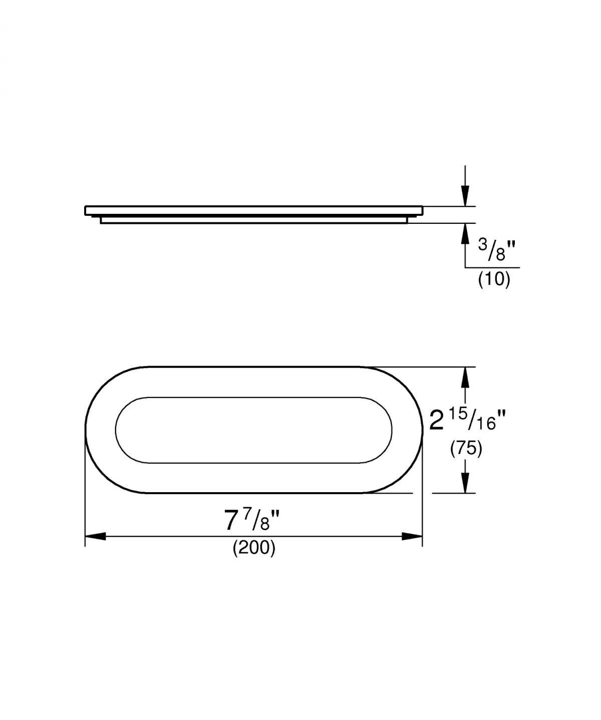 Etajera Grohe Selection 41036000, compatibil inel prosop 41045000 , sticla [2]