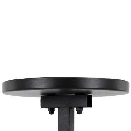 Etajera metalica cu 4 niveluri, structura solida, stil industrial, 22x22x115 cm, negru [14]