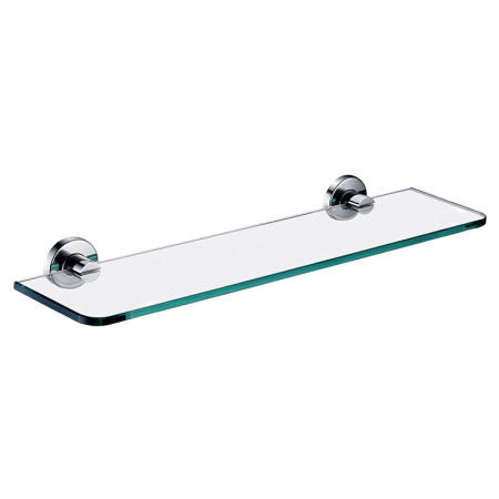 Accesorii lavoare - Etajera sticla Ferro Smile crom lucios