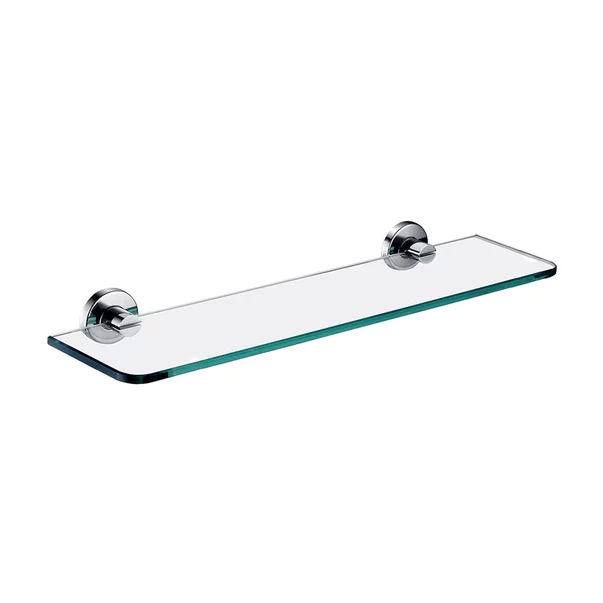 Accesorii lavoare - Etajera sticla Ferro Smile crom lucios