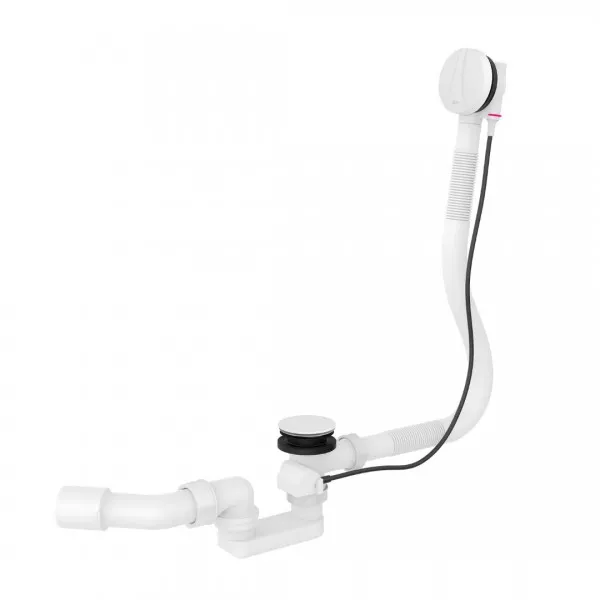 Accesorii baie - Evacuare cada Roca A24821300A, 50 mm, 38 l/min, 1000 mm, universal, ventil automat, cada baie utilizare, Alb