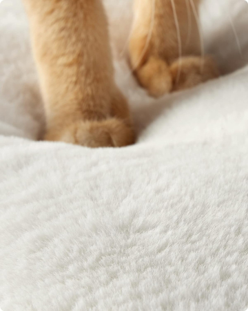 FEANDREA Ansamblu de joaca pentru pisici, tip mobilier, MDF, cu 3 culcusuri si ascunzatoare, 66x40x86cm, maro rustic [5]