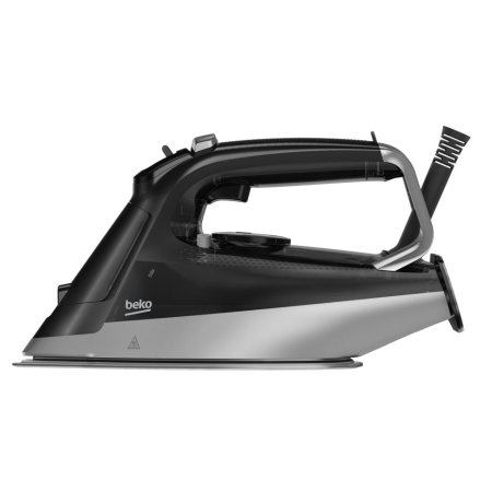 Fier de calcat BEKO SIM5124A, 2600W, jet de abur 230g/min, 350ml, SelfClean, talpa Soft Glide, Sistem anti-picurare, Negru-Argintiu [3]