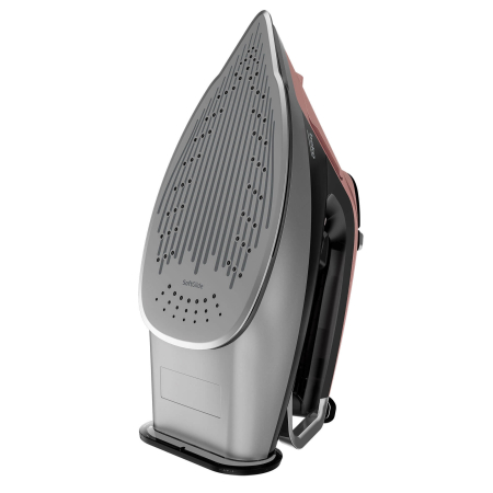 RESIGILAT Fier de calcat BEKO SIM8130P, 3000W, jet de abur 270g/min, 350ml, talpa Soft Glide, Sistem anti-picurare, SelfClean, Negru-Roz [2]