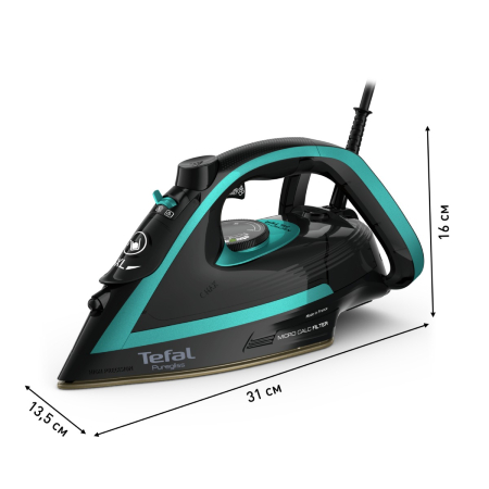 Fier de calcat cu abur Puregliss Tefal FV8066E0, 3000 W,  incalzire rapida, 50 g/min de abur continuu, jet abur 280 g/min , Mod standby, Tehnologi [14]