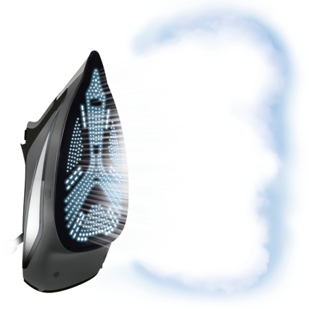 Fier de calcat cu abur Rowenta Expertis Anti-Calc DW7025D1, 2700 W, jet de abur 180 g/min, abur variabil 45 g/min, rezervor apa 300 ml, talpa Microsteam 400 HD Laser, functie antipicurare, abur vertic [13]