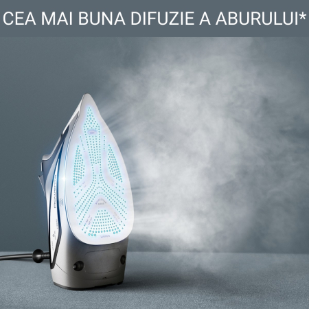 Fier de calcat cu abur Rowenta Expertis Anti-Calc DW7025D1, 2700 W, jet de abur 180 g/min, abur variabil 45 g/min, rezervor apa 300 ml, talpa Microsteam 400 HD Laser, functie antipicurare, abur vertic [4]