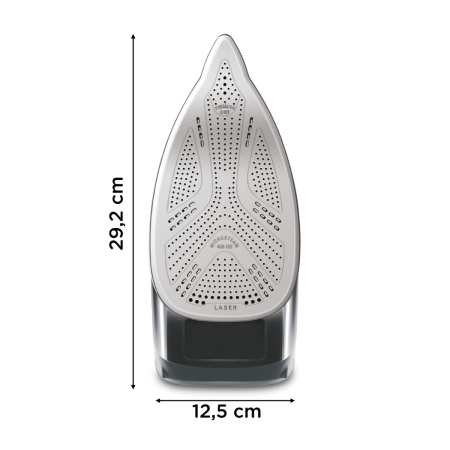 Fier de calcat cu abur Rowenta Pro Master DW8221D1, 2800 W, jet de abur 200 g/min, abur variabil 0-50 g/min, rezervor apa 310 ml, talpa Microsteam 400 HD Laser, functie antipicurare, functie autosteam [16]
