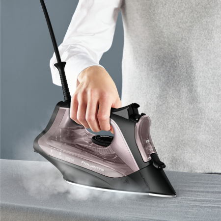 Fier de calcat cu abur Rowenta Rowenta Express DW4345D1. 2600 W, jet de abur 200 g/min, abur variabil 0-40 g/min, rezervor apa 250 ml, talpa Microsteam 350 Laser, functie antipicurare, abur vertical,  [8]