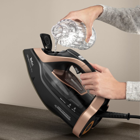 Fier de calcat cu abur Tefal Ultimate Power Pro FV9E50E0, 3200W, jet de abur 300 g/min, abur variabil 0-85 g/min, panou comanda LED, oprire automata [6]