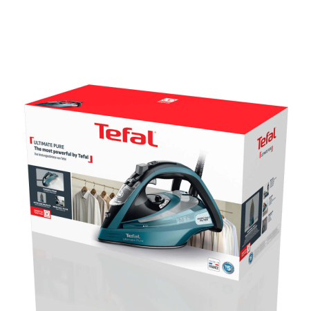 Fier de calcat cu aburi Tefal Ultimate Pure FV9851E0, 3200W, jet de abur 300 g/min, abur variabil 60 g/min, rezervor apa 350 ml, talpa Durilium Air [9]
