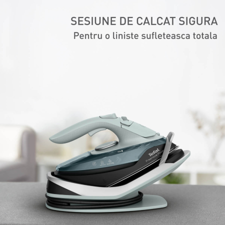 Fier de calcat fara fir Tefal Freemove Power FV6670E0, 2600W, jet abur 220 g/min, abur variabil 0 - 40 g/min, recipient apa 250 ml, sistem anticalcar, [4]